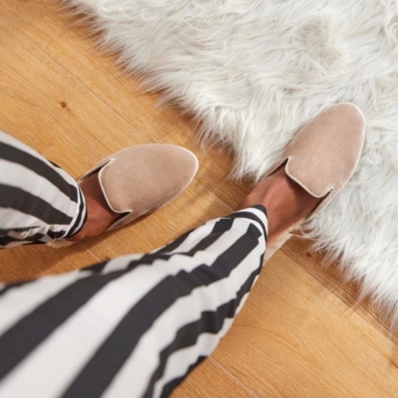 Birdies Shoes - Birdies Phoebe Faux Fur Mule in CreamFaux Fur